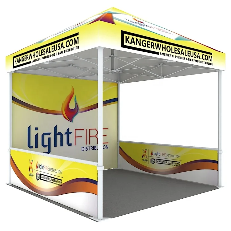 Outdoor Advertising 10x10 Custom Print Sunshade Promotional Exhibition Pop Up Tent
Outdoor Advertising 10x10 Custom Print Sunshade Promotional Exhibition Pop Up Tent