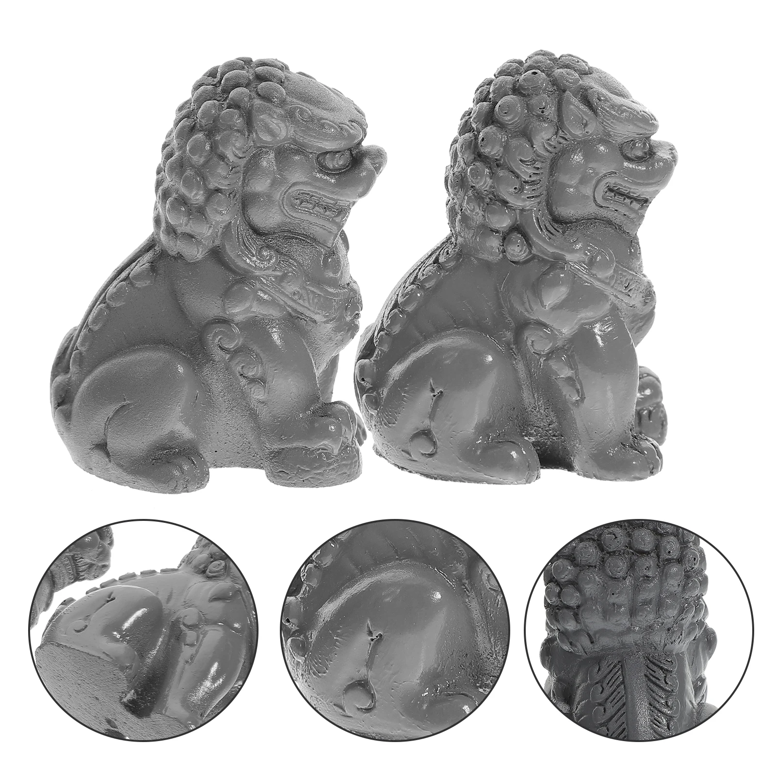 Stone Lion nament Statue Cement Adornment Mini Model Decor Desktop Decoration Reliable Sturdy Durable Wide Uses Exquisite
Stone Lion nament Statue Cement Adornment Mini Model Decor Desktop Decoration Reliable Sturdy Durable Wide Uses Exquisite