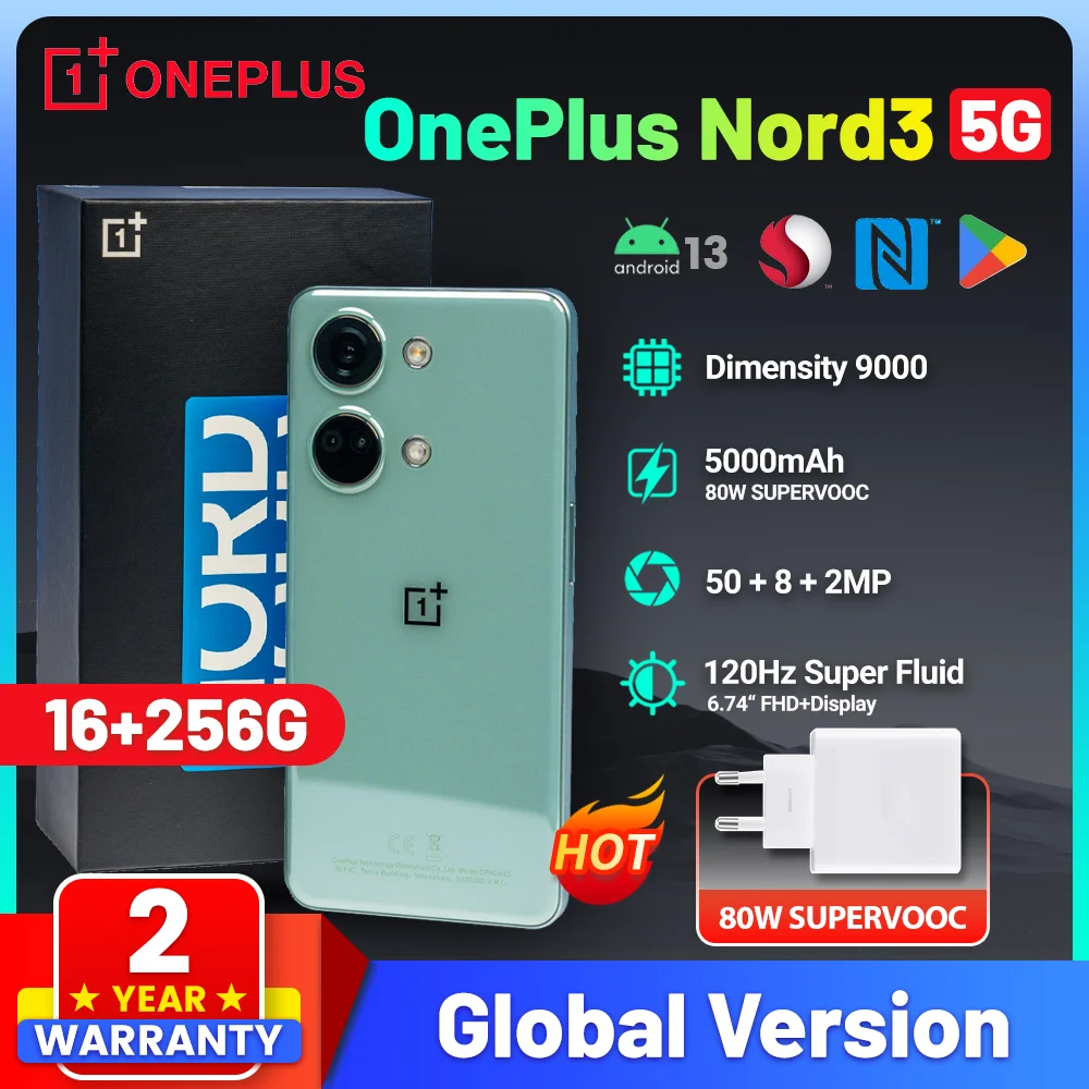 Новый смартфон OnePlus Nord 3, 16 ГБ ОЗУ, 9000 дюймов, 120 Гц, Super Fluid AMOLED дисплей, 80 Вт, SUPERVOOC Charge
Новый смартфон OnePlus Nord 3, 16 ГБ ОЗУ, 9000 дюймов, 120 Гц, Super Fluid AMOLED дисплей, 80 Вт, SUPERVOOC Charge