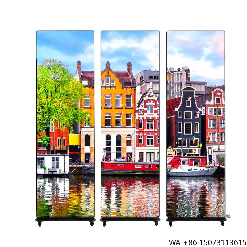 4G/WiFi Controlled Movable LED Wall Panel Foldable Advertising Poster Screen High Res
4G/WiFi Controlled Movable LED Wall Panel Foldable Advertising Poster Screen High Res