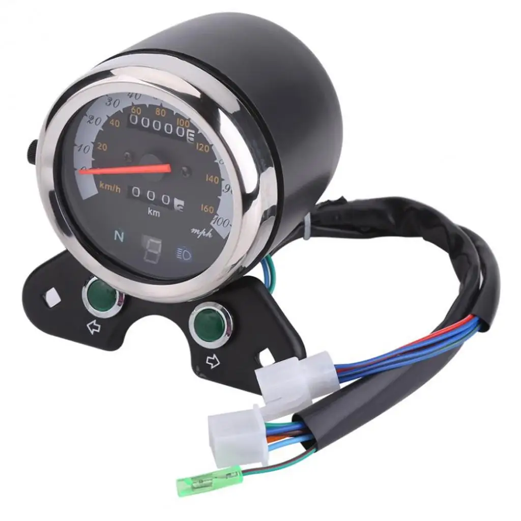 Alloy Motorcycle Speedometer Digital Tachometer Backlight Gauge Electronic Display for Moped Moto Performance
Alloy Motorcycle Speedometer Digital Tachometer Backlight Gauge Electronic Display for Moped Moto Performance