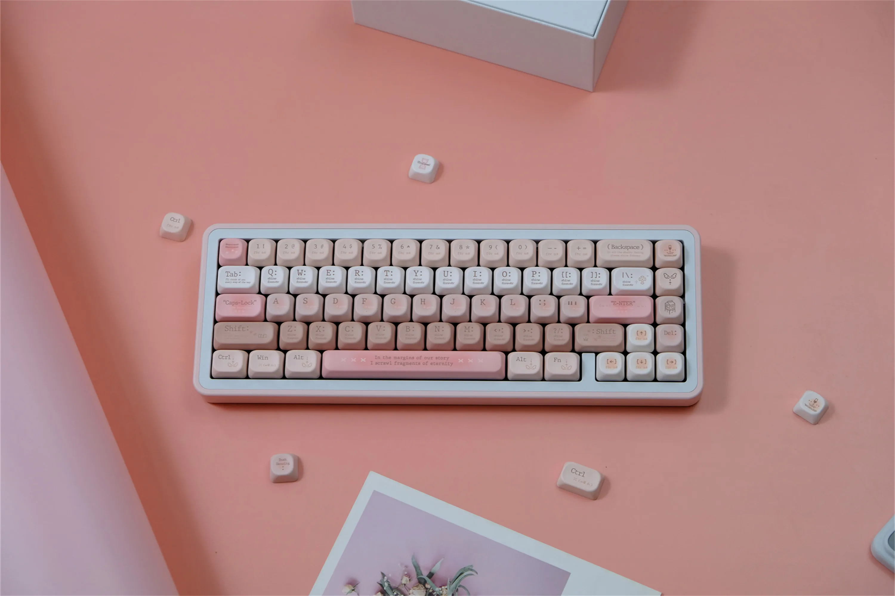 Romantic Pink Keycaps 126 Key PBT Material Keycap MOA XOA Profile For MX Switch 61/64/68/75/84/87/96/98/104 Mechanical Keyboard
Romantic Pink Keycaps 126 Key PBT Material Keycap MOA XOA Profile For MX Switch 61/64/68/75/84/87/96/98/104 Mechanical Keyboard