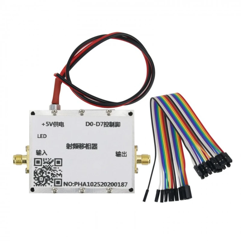 1-2.2GHz RF Digital Phase Shifter 8Bit Microwave Phase Shift Module with SMA Connector
1-2.2GHz RF Digital Phase Shifter 8Bit Microwave Phase Shift Module with SMA Connector
