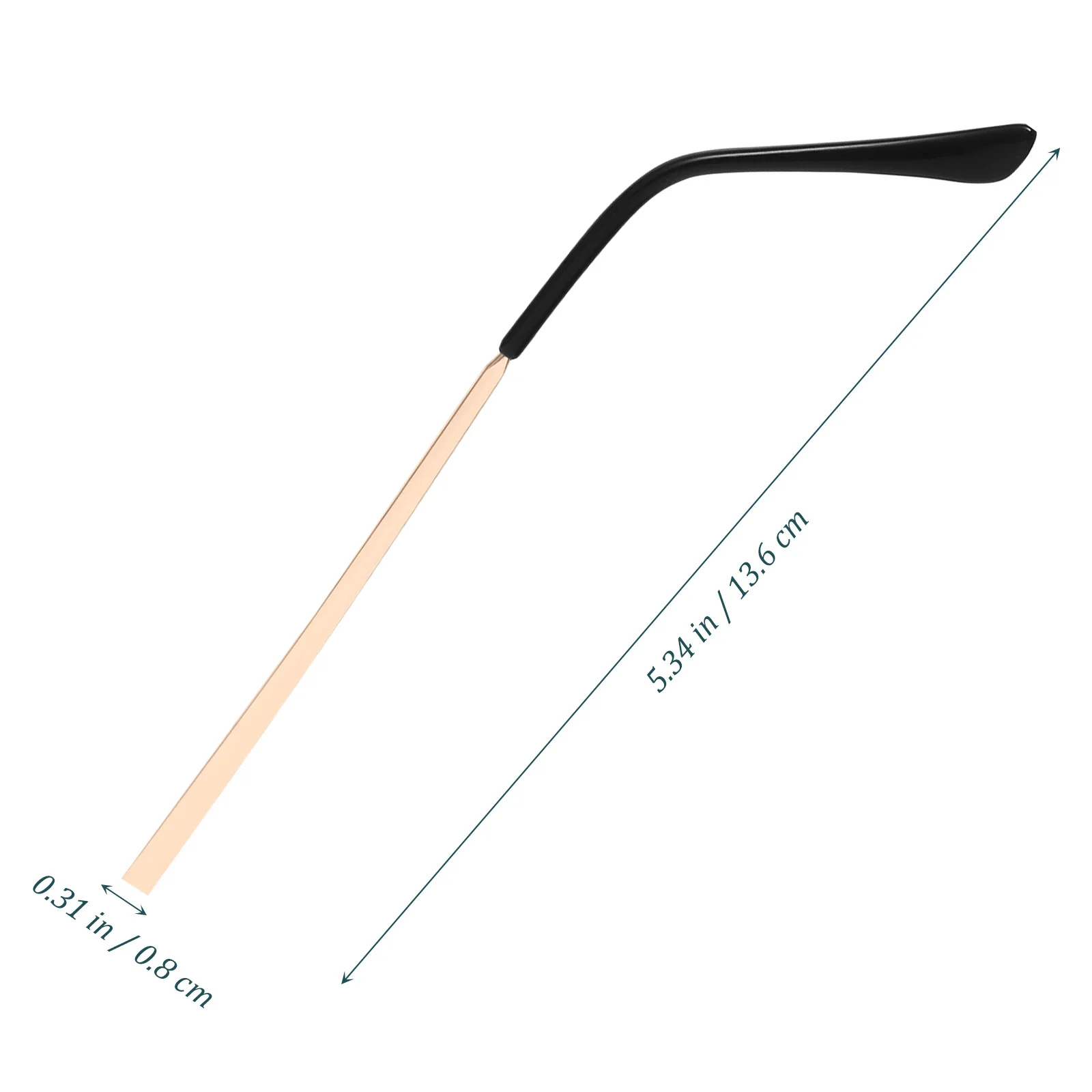 1 Pair Universal Metal Glasses Arm Replacement Eyeglasses Temple Comfort Fit No Ear Pressure Durable Electroplated Finish
1 Pair Universal Metal Glasses Arm Replacement Eyeglasses Temple Comfort Fit No Ear Pressure Durable Electroplated Finish