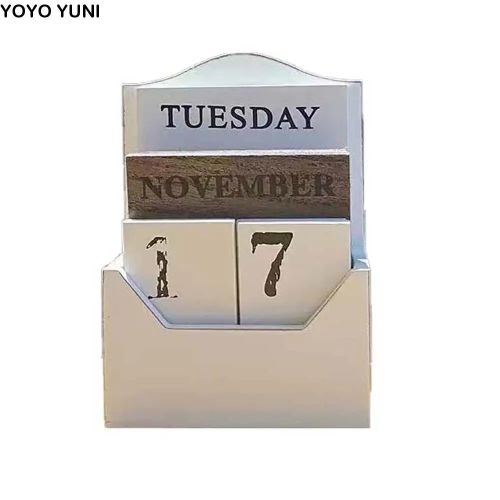 Durable Aesthetic Wooden Perpetual Calendar Reusable Manual Desk Calendar Ornament White Black Date Display Ornament Gifts
Durable Aesthetic Wooden Perpetual Calendar Reusable Manual Desk Calendar Ornament White Black Date Display Ornament Gifts