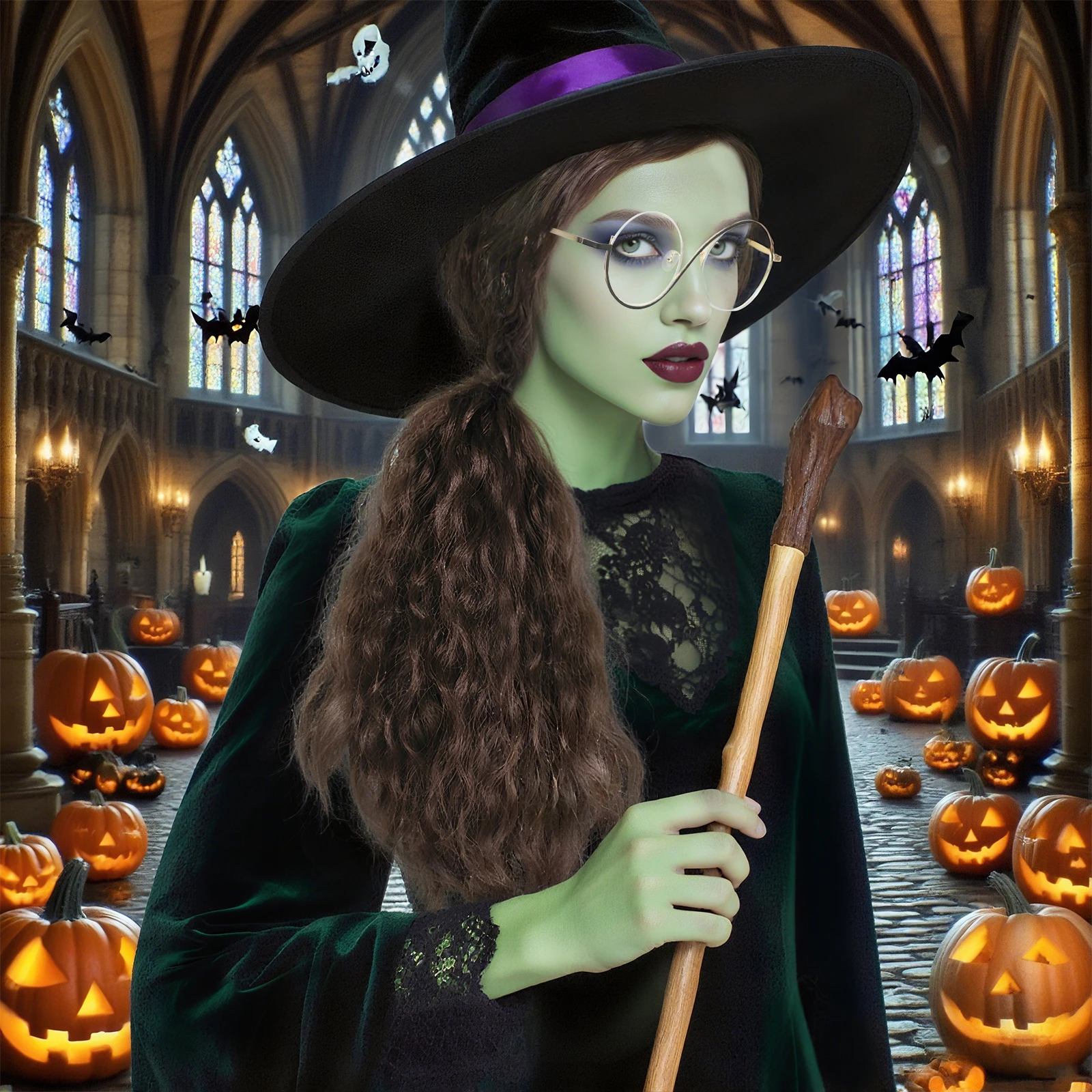 Коричневый парик ведьмы для косплея для взрослых женщин, длинный коричневый плетеный парик для Хэллоуина, костюм ведьм, вечерние, косплей 
Коричневый парик ведьмы для косплея для взрослых женщин, длинный коричневый плетеный парик для Хэллоуина, костюм ведьм, вечерние, косплей