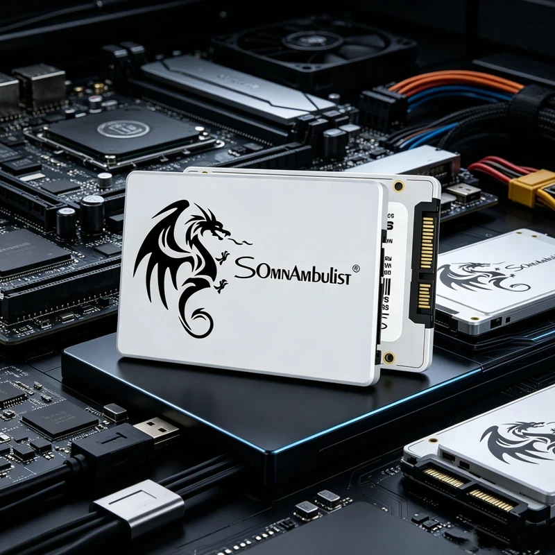 SomnAmbulist 2.5" SATA III SSD, 64GB/120GB/128GB/240GB/256GB/480GB/512GB Internal Solid State Drive for Desktop PC & Laptop
SomnAmbulist 2.5" SATA III SSD, 64GB/120GB/128GB/240GB/256GB/480GB/512GB Internal Solid State Drive for Desktop PC & Laptop
