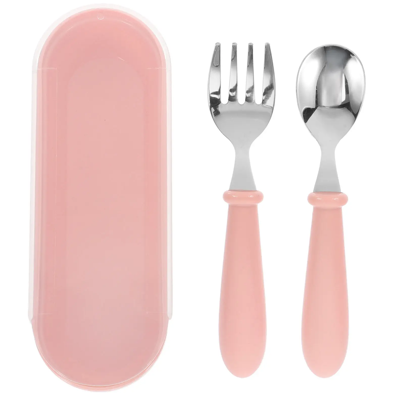 1Set Toddler Silverware Set Stainless Steel Spoon Fork Plastic Handle Kids Utensils Sturdy Toddler Spoon Fork Comfortable Grip
1Set Toddler Silverware Set Stainless Steel Spoon Fork Plastic Handle Kids Utensils Sturdy Toddler Spoon Fork Comfortable Grip