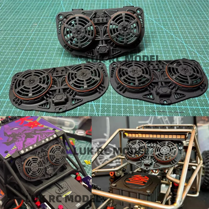 100MM Hot Fan Radiator Cooler Decoration for 1/10 RC Crawler Car Traxxas TRX4 Defender Bronco AXIAL SCX10 RC4WD D90 DIY Part Toy
100MM Hot Fan Radiator Cooler Decoration for 1/10 RC Crawler Car Traxxas TRX4 Defender Bronco AXIAL SCX10 RC4WD D90 DIY Part Toy