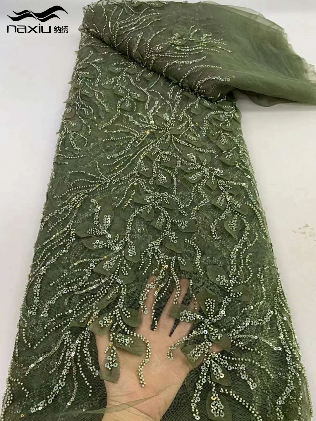 Madison-African Nigerian 3D Applique Lace Fabric, Wedding with Sequin, Groom Embroidery, French Lace Fabric, High Quality
Madison-African Nigerian 3D Applique Lace Fabric, Wedding with Sequin, Groom Embroidery, French Lace Fabric, High Quality