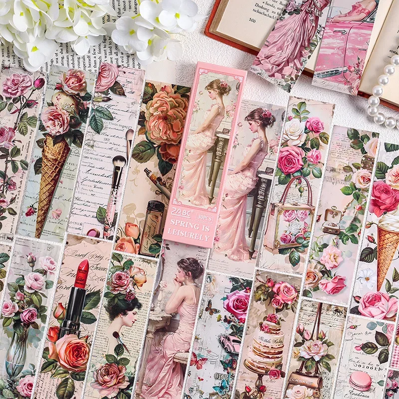 30 Sheets/pack Romantic Florals Garden Girls Creative Ins Style Bookcards Scrapbooking Supply Journal Diary Decoration Cards
30 Sheets/pack Romantic Florals Garden Girls Creative Ins Style Bookcards Scrapbooking Supply Journal Diary Decoration Cards