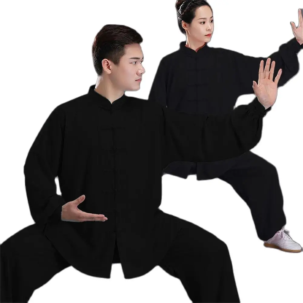 Unisex Tai Chi Kung Fu Uniform Set Chinese Traditional Costume Women Men Long-sleeved Wushu Loose Comfortable Exercise Clothes
Unisex Tai Chi Kung Fu Uniform Set Chinese Traditional Costume Women Men Long-sleeved Wushu Loose Comfortable Exercise Clothes