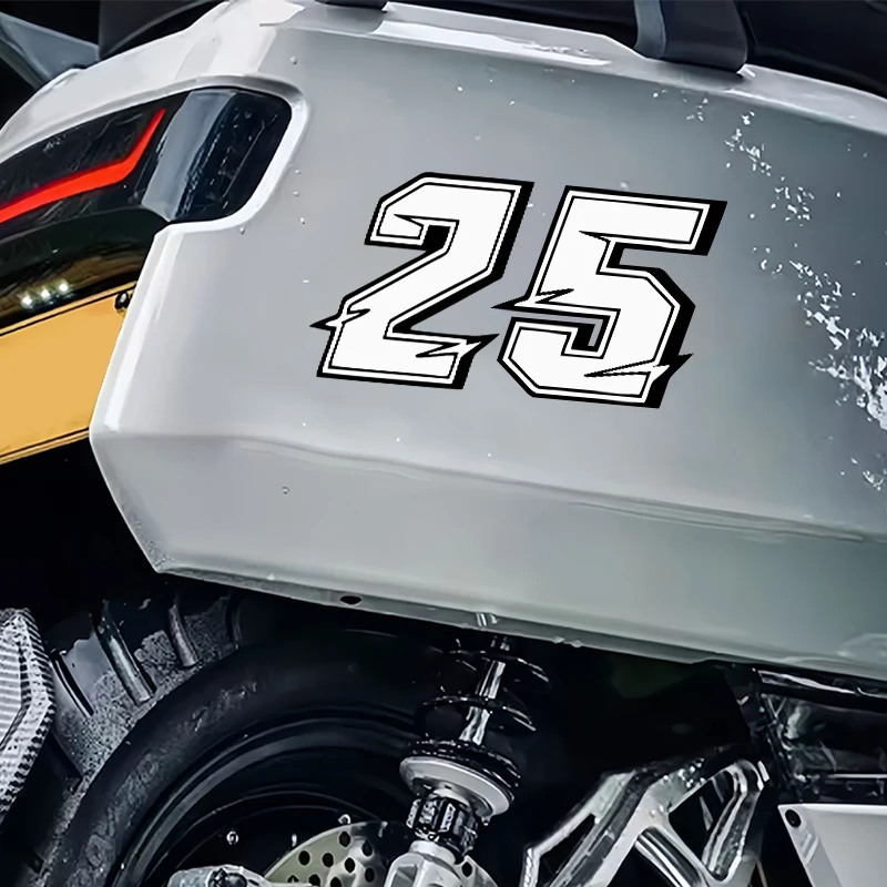 White race number sticker for motorcycle, waterproof and durable vinyl sticker for helmet, fairing, fuel tank, mudguard, scooter
White race number sticker for motorcycle, waterproof and durable vinyl sticker for helmet, fairing, fuel tank, mudguard, scooter