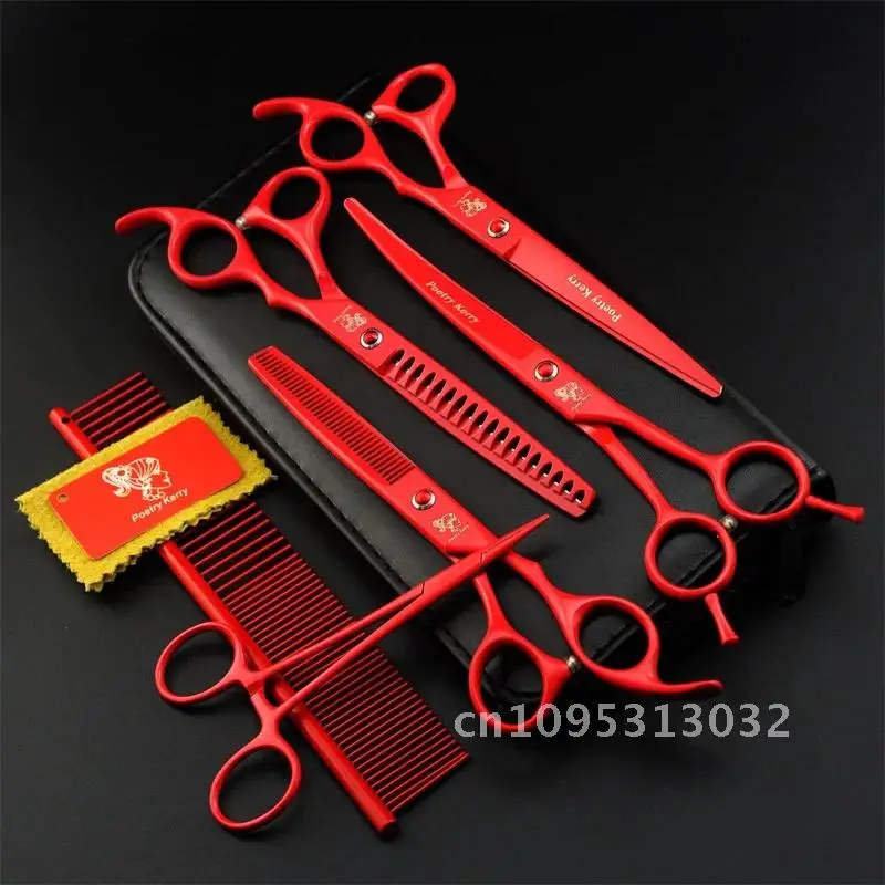 7.0 Inch Professional Straight Scissors For Dog Grooming Dogs Shears Scissors +Comb &Thinning Hair Set Cutter Curved Pet & 4pcs
7.0 Inch Professional Straight Scissors For Dog Grooming Dogs Shears Scissors +Comb &Thinning Hair Set Cutter Curved Pet & 4pcs