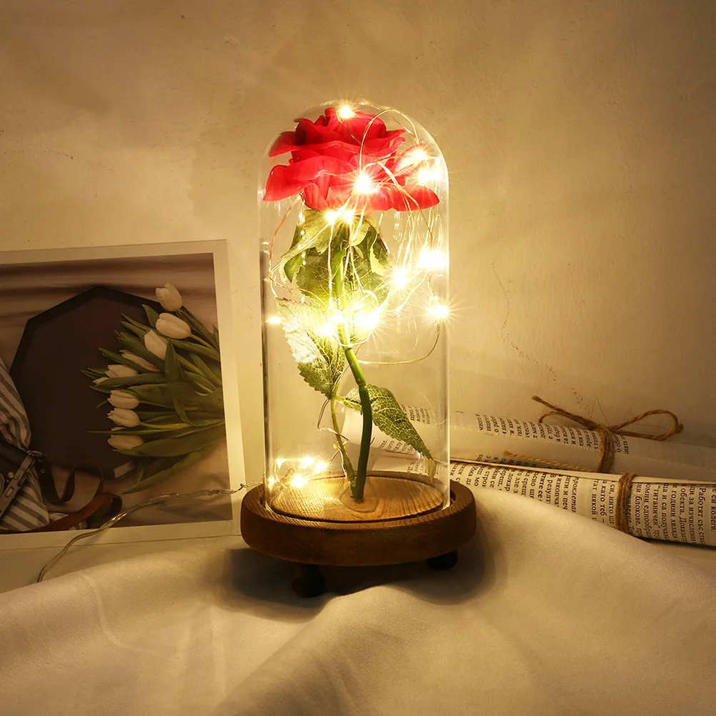 Rose LED Light Premium Glass Lampshade Artificial Flower String Lights Warm Romantic
Rose LED Light Premium Glass Lampshade Artificial Flower String Lights Warm Romantic