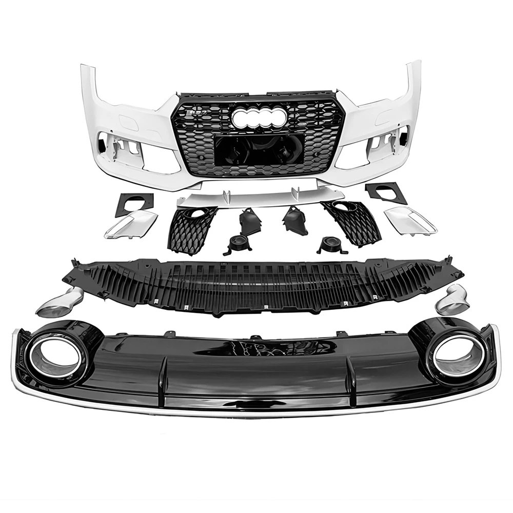 Full RS7 Style Body Kit For Audi A7 16-19 Front Bumper with Grill Rear Lip Diffuser with Muffler Tip
Full RS7 Style Body Kit For Audi A7 16-19 Front Bumper with Grill Rear Lip Diffuser with Muffler Tip
