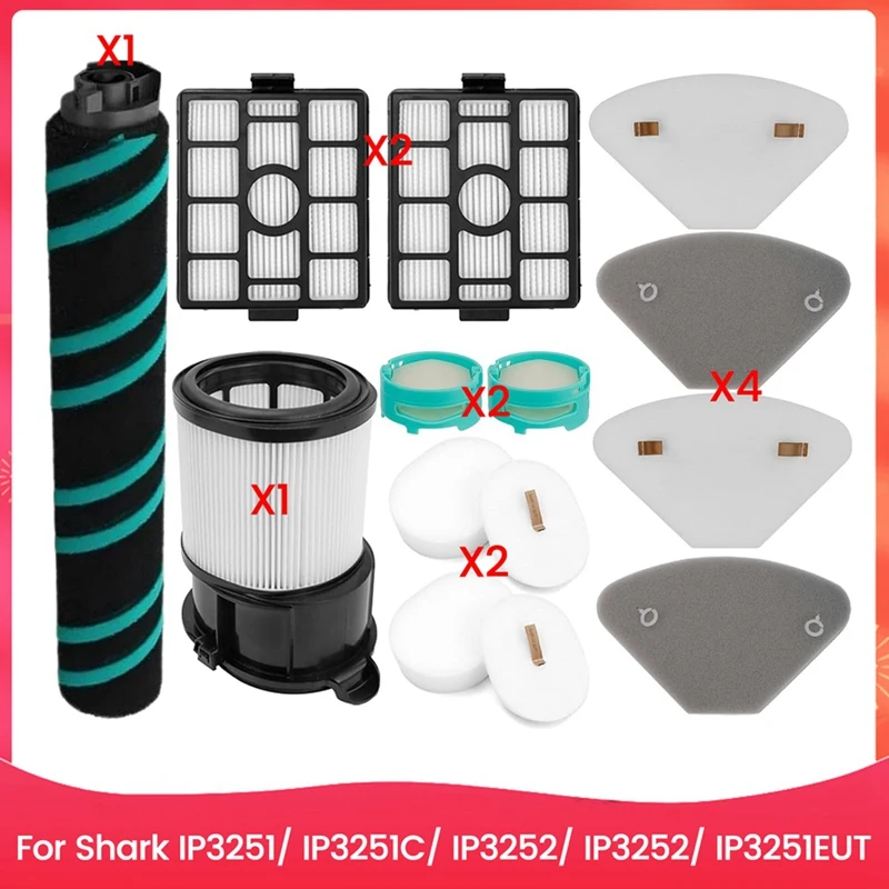 Для Shark IP3251/IP3251C/IP3252/IP3251EUT часть пылесоса роликовая щетка фильтр хлопковая базовая станция аксессуары для фильтров