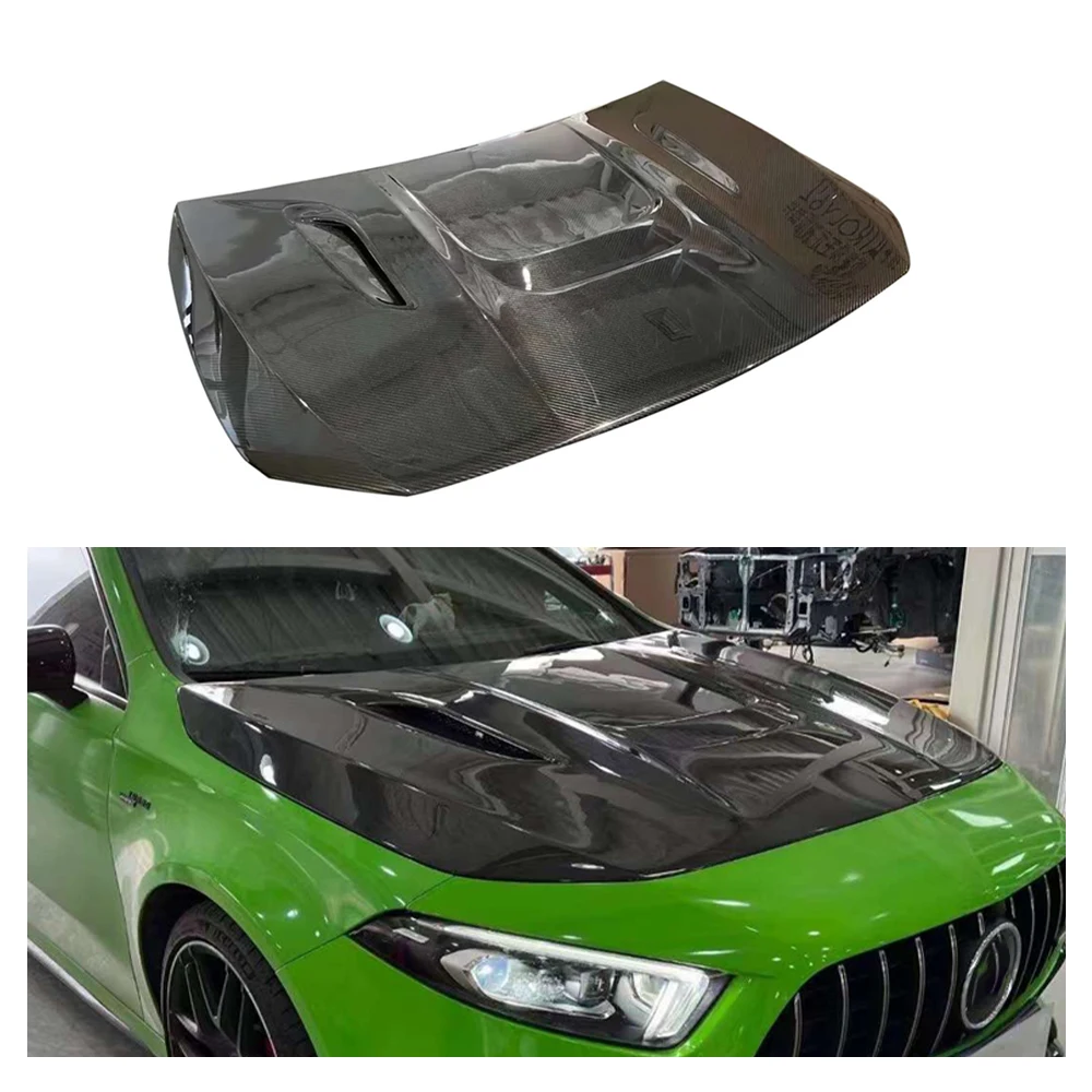 Car Decoration Accessories Dry Carbon Fiber Front Engine Bonnet Hood for Mercedes BENZ AMG A35
Car Decoration Accessories Dry Carbon Fiber Front Engine Bonnet Hood for Mercedes BENZ AMG A35