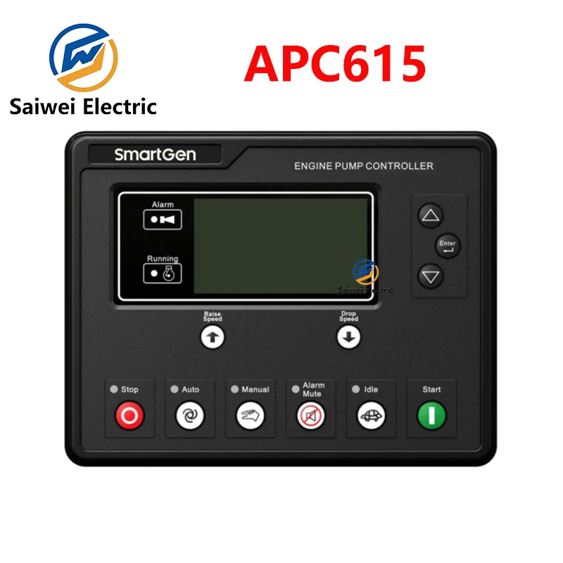 Smartgen APC615 The controller of diesel generator water pump unit is used for various electronic injection or non electronic in
Smartgen APC615 The controller of diesel generator water pump unit is used for various electronic injection or non electronic in