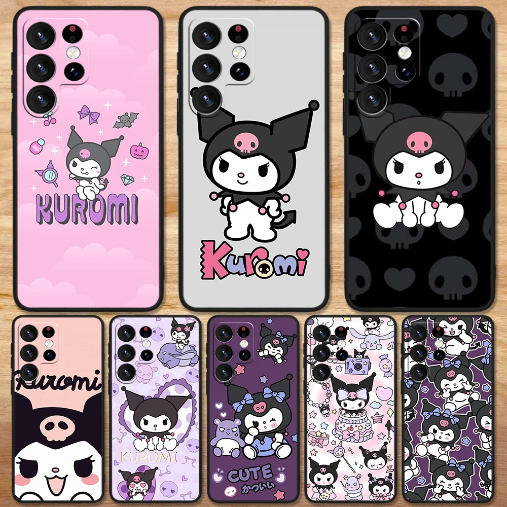 Cartoon Cute Kuromi Anime For Samsung Galaxy S24 S23 S22 S21 S20 FE S10 Ultra Plus Shockproof Soft TPU Black Phone Case
Cartoon Cute Kuromi Anime For Samsung Galaxy S24 S23 S22 S21 S20 FE S10 Ultra Plus Shockproof Soft TPU Black Phone Case