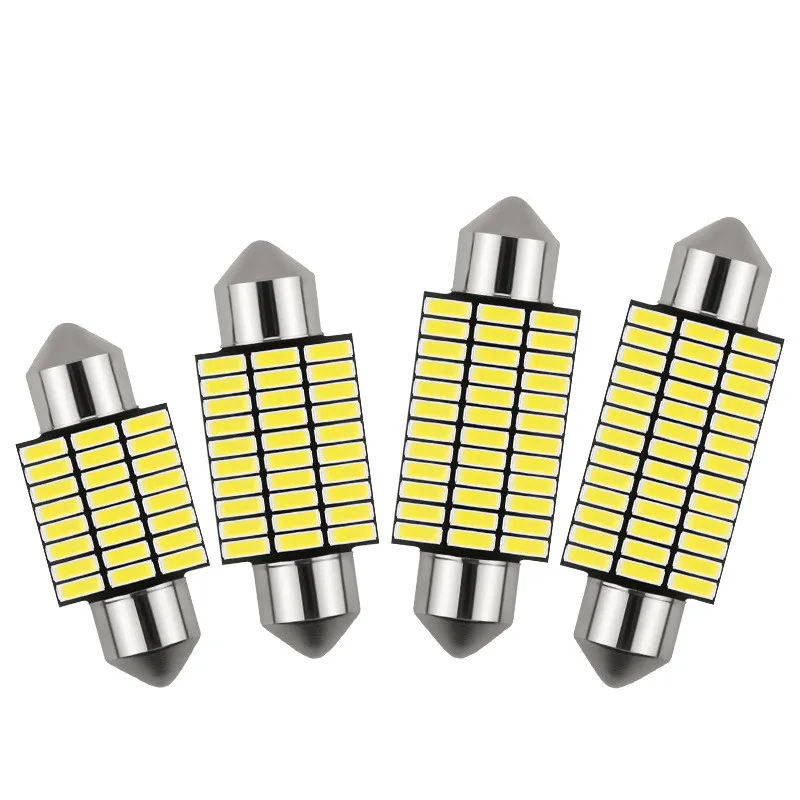 2/4/10PCS LED Canbus Festoon 31mm/36mm/39mm/41mm 4014/24-39SMD 12V Auto Interior Reading Lamp License Plate Lights Car Dome Bulb
2/4/10PCS LED Canbus Festoon 31mm/36mm/39mm/41mm 4014/24-39SMD 12V Auto Interior Reading Lamp License Plate Lights Car Dome Bulb
