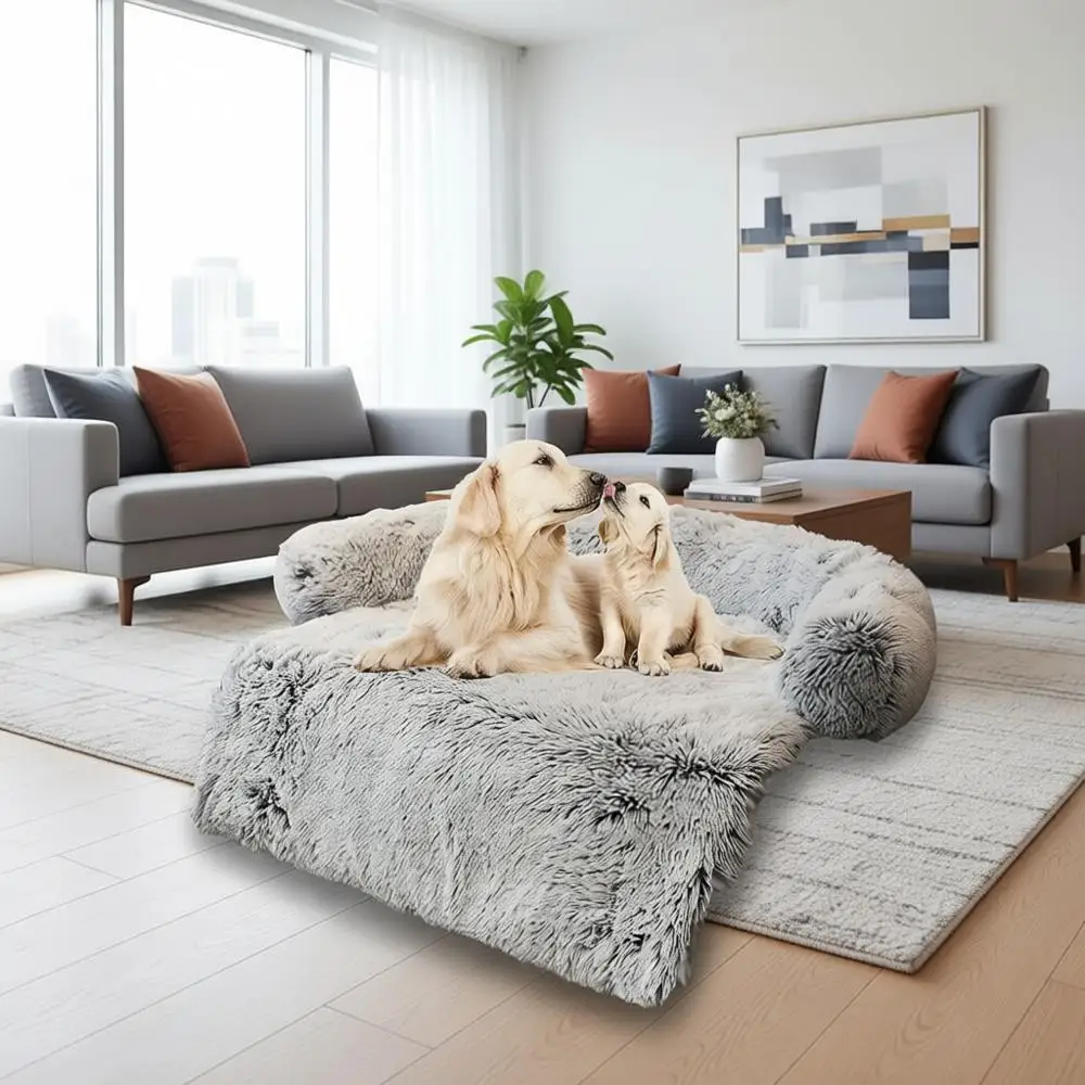 Calming Dogs/Cats Bed Mats, Washable Removable Couch Cover, Plush Long Hair Mat for Pets, Waterproof Lining, Suitable for Small,
Calming Dogs/Cats Bed Mats, Washable Removable Couch Cover, Plush Long Hair Mat for Pets, Waterproof Lining, Suitable for Small,