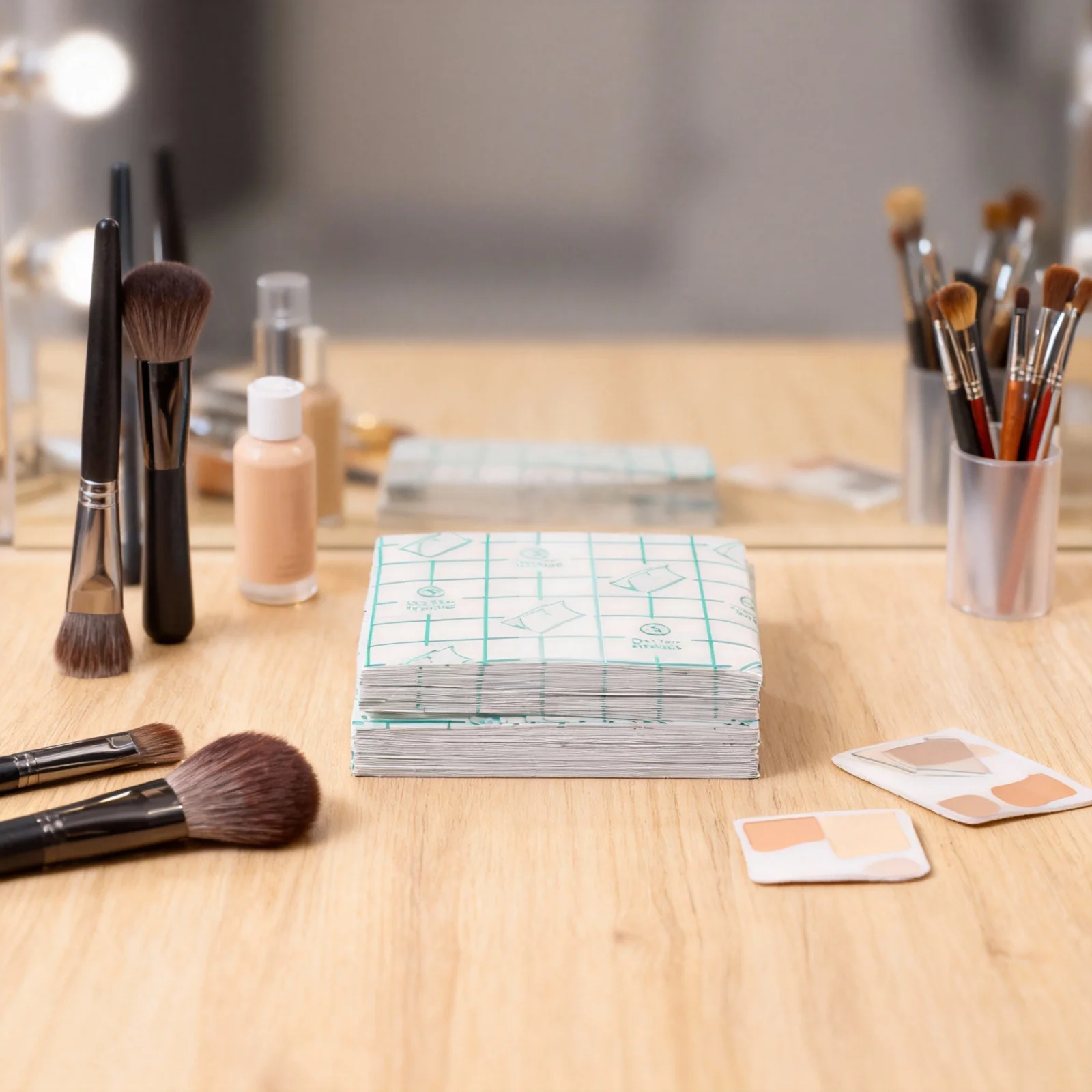 100Pcs Accessories Makeup Pallets Color Mixing Plates Lightweight Durable Practical for Salon Personal Use
100Pcs Accessories Makeup Pallets Color Mixing Plates Lightweight Durable Practical for Salon Personal Use