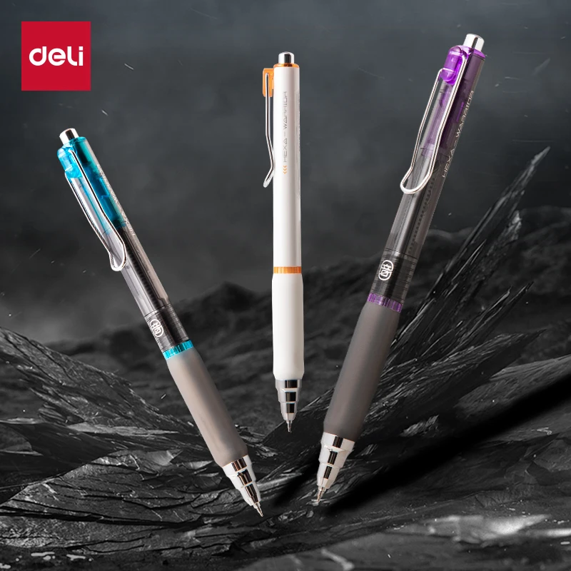 Deli 3/6/9 шт. 0,5 мм, быстросохнущие гелевые ручки с черными чернилами, канцелярские принадлежности, ручка для подписи, подарок, школьные принадлежности для студентов 
Deli 3/6/9 шт. 0,5 мм, быстросохнущие гелевые ручки с черными чернилами, канцелярские принадлежности, ручка для подписи, подарок, школьные принадлежности для студентов