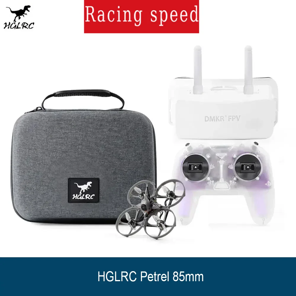 HGLRC Petrel 85 Whoop 2 Inch/85mm FPV Drone RTF Set C1 RC 5.8G Goggles For Beginners