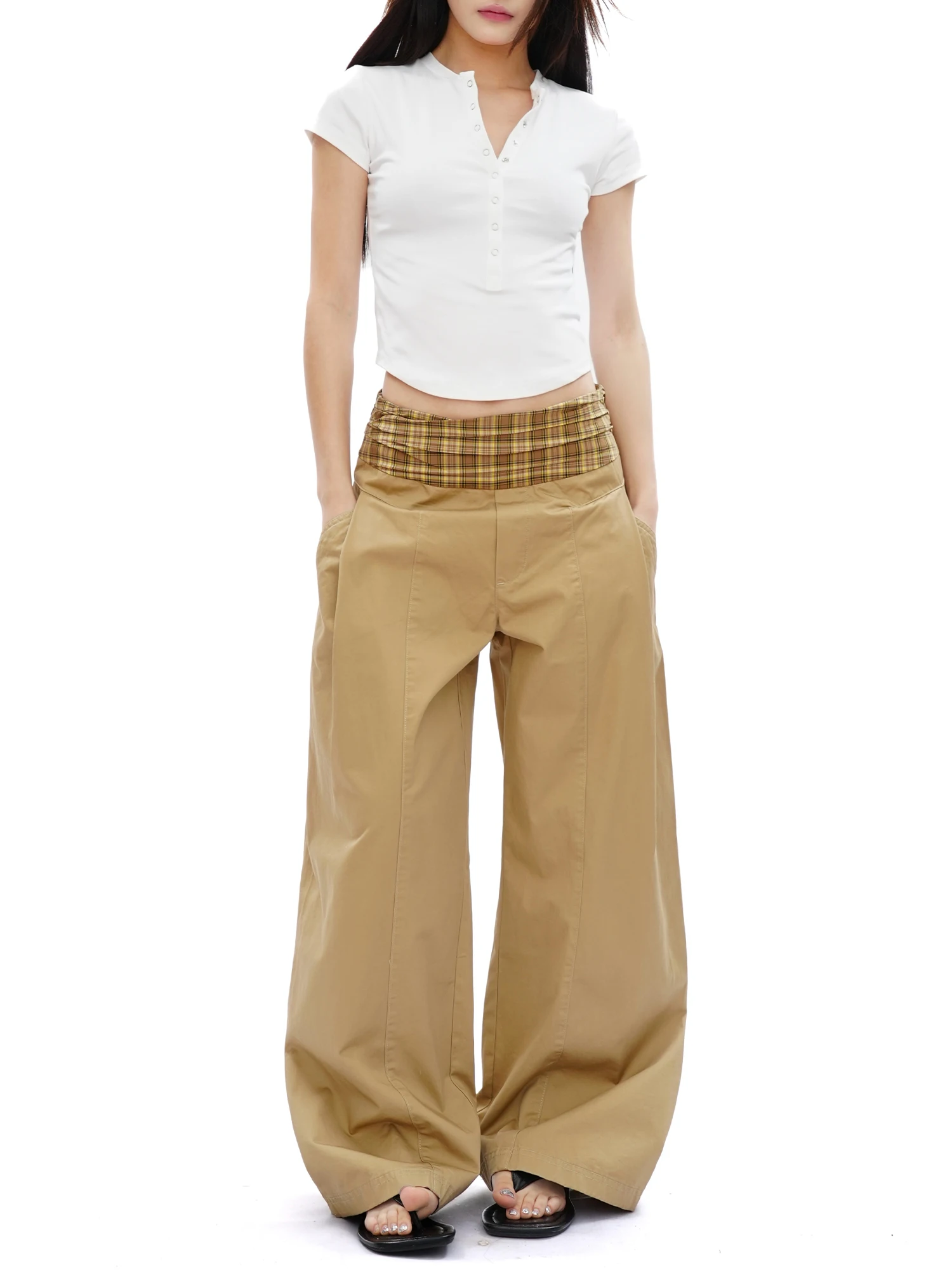 S3T5 American Plaid Drape Casual Pants Loose Wide Leg Straight Cut Men Women Summer New Sle Trendy Cotton Street Sle
S3T5 American Plaid Drape Casual Pants Loose Wide Leg Straight Cut Men Women Summer New Sle Trendy Cotton Street Sle