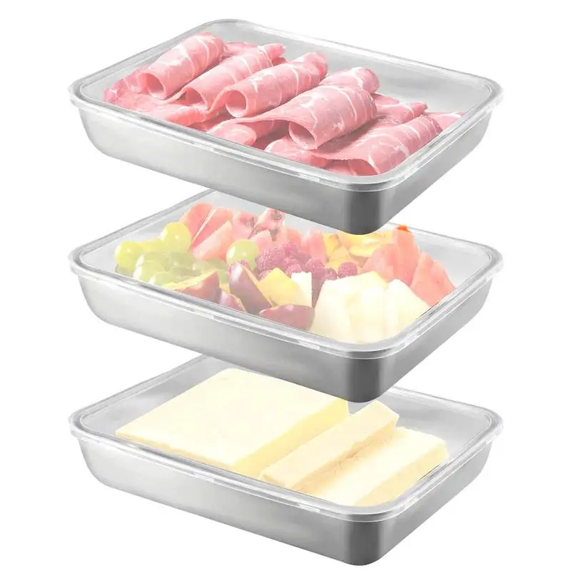 Meat Keeper For Refrigerator 3X Food Containers With Airtight Lid Stainless Steel Bacon Keeper Fridge Organizer For Fruit And
Meat Keeper For Refrigerator 3X Food Containers With Airtight Lid Stainless Steel Bacon Keeper Fridge Organizer For Fruit And