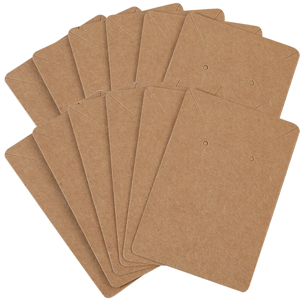 100pcs 6x9cm Brown Kraft Paper Earring Cards for Jewelry Display Storage Necklace Packaging Accessories Holder
100pcs 6x9cm Brown Kraft Paper Earring Cards for Jewelry Display Storage Necklace Packaging Accessories Holder