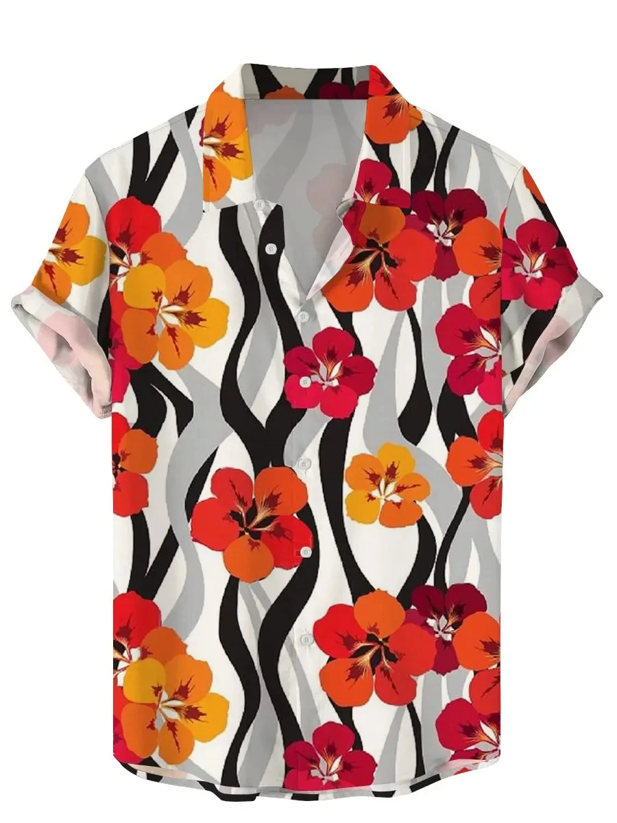 Men's Shirt Tropical Plants Pattern 3D Print Tops Summer Casual Holiday Shirt Button Lapel Short Sleeves Button Beach Shirts
Men's Shirt Tropical Plants Pattern 3D Print Tops Summer Casual Holiday Shirt Button Lapel Short Sleeves Button Beach Shirts
