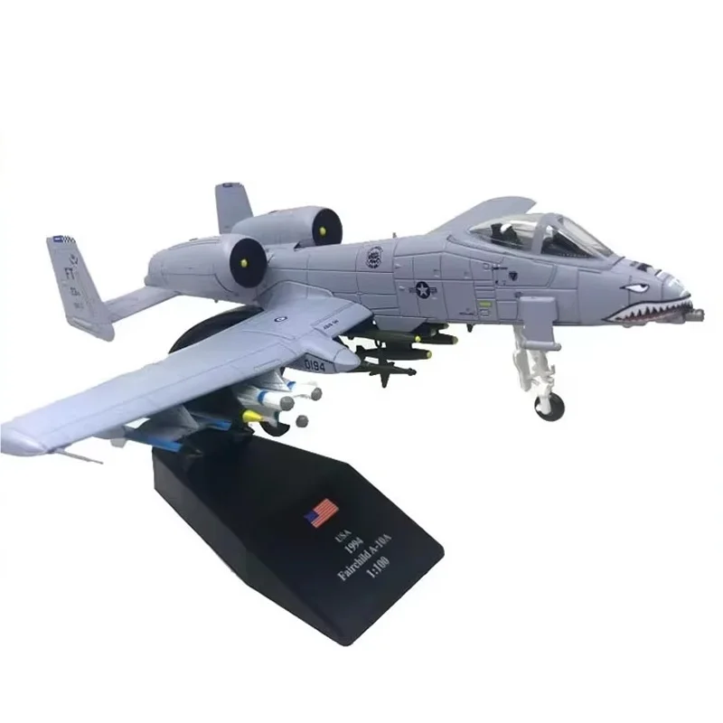 New 1/100 Scale US A-10 A10 Thunderbolt II Warthog Hog Attack Plane Fighter Diecast Metal Aircraft Model Children Boy Gift
New 1/100 Scale US A-10 A10 Thunderbolt II Warthog Hog Attack Plane Fighter Diecast Metal Aircraft Model Children Boy Gift