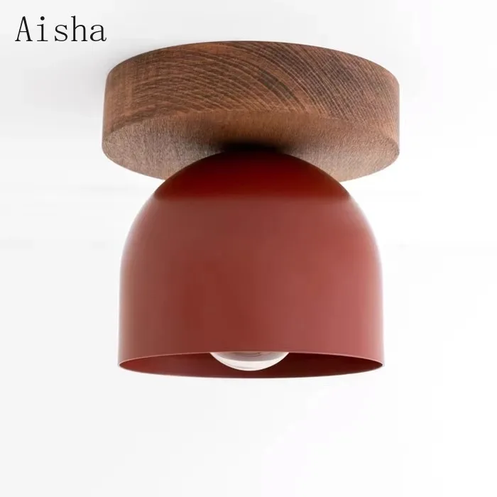 Modern Wooden Hallway Ceiling Light Simple Bedroom Bay Window Cloakroom Kitchen Balcony Light Macaron Color 85-240v
Modern Wooden Hallway Ceiling Light Simple Bedroom Bay Window Cloakroom Kitchen Balcony Light Macaron Color 85-240v