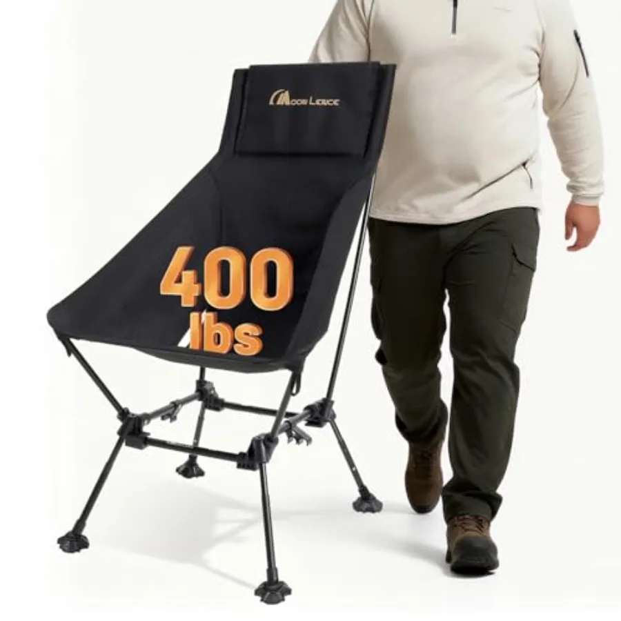 Oversized High Back Camping Chair for Adults, Height Adjustable Folding Camp Chair 400 lbs Capacity and 5.4 lbs Weight, Hidden
Oversized High Back Camping Chair for Adults, Height Adjustable Folding Camp Chair 400 lbs Capacity and 5.4 lbs Weight, Hidden