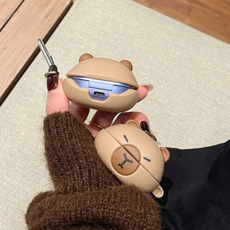 For Samsung Galaxy Buds Core 3FE 3 Pro 2 FE LIVE Silicone Cute Capybara Headphone Case With Keychain Protective Sleeve Funda
For Samsung Galaxy Buds Core 3FE 3 Pro 2 FE LIVE Silicone Cute Capybara Headphone Case With Keychain Protective Sleeve Funda