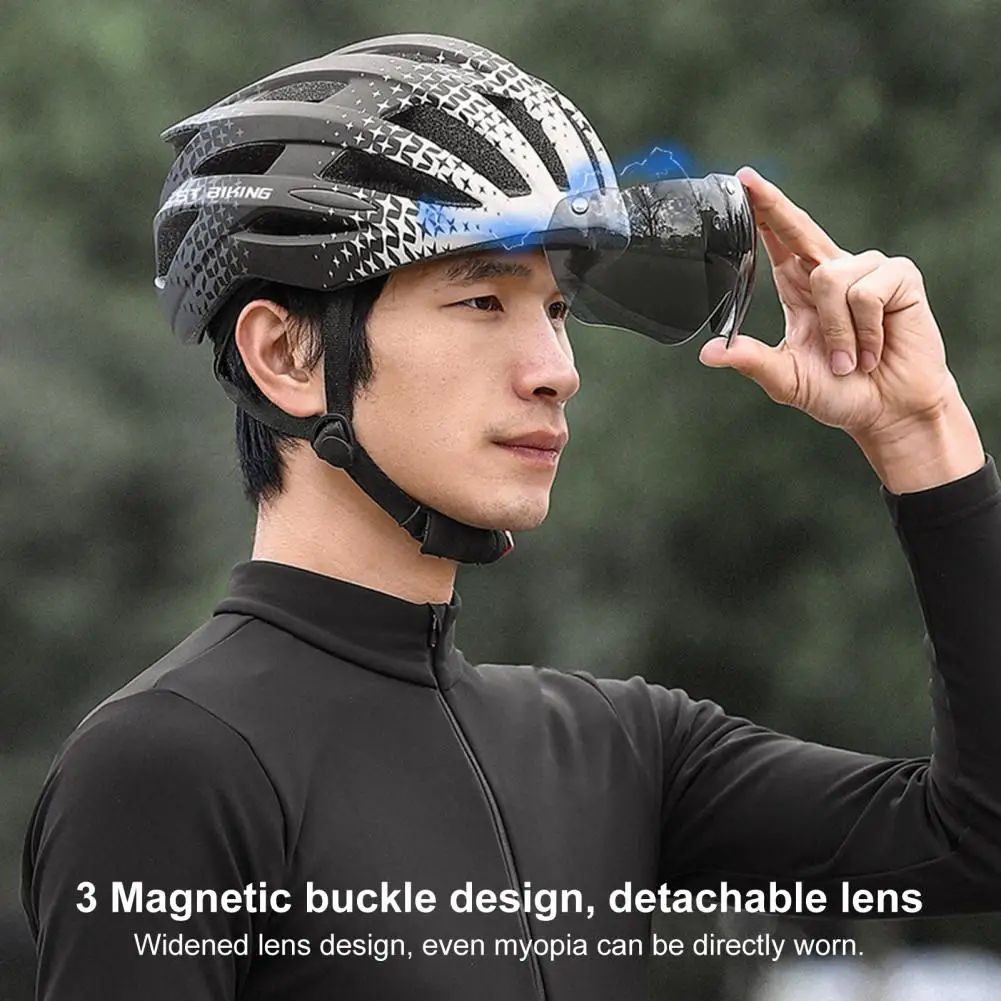 Bicycle Helmet Sturdy Breathable Keep Safe Unisex Clear View Cycling Helmet Riding Supply
Bicycle Helmet Sturdy Breathable Keep Safe Unisex Clear View Cycling Helmet Riding Supply