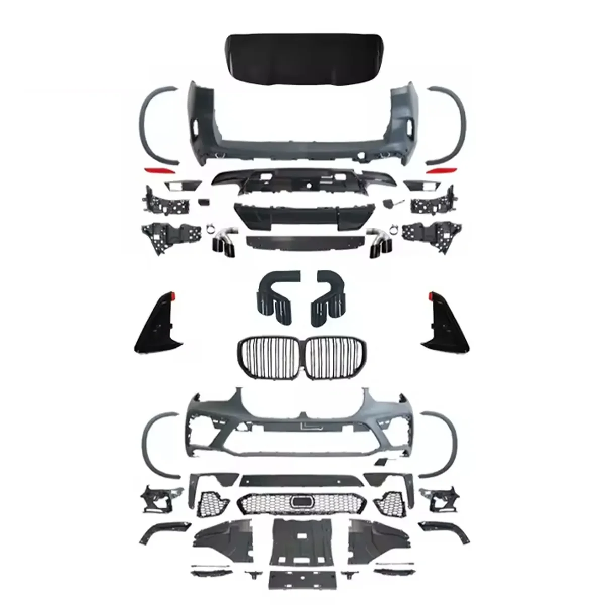 Body Kits For BMW X5 G05 Modified X5M Body Kits Front Dnd Rear Bumpers 1:1 Design Car Accessories
Body Kits For BMW X5 G05 Modified X5M Body Kits Front Dnd Rear Bumpers 1:1 Design Car Accessories