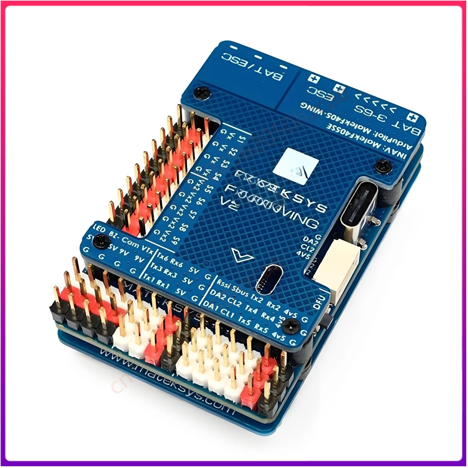 Полетный контроллер Matek F405 Wing V2 с OSD и Blackbox для радиоуправляемых самолетов и дронов 3-6S
Полетный контроллер Matek F405 Wing V2 с OSD и Blackbox для радиоуправляемых самолетов и дронов 3-6S