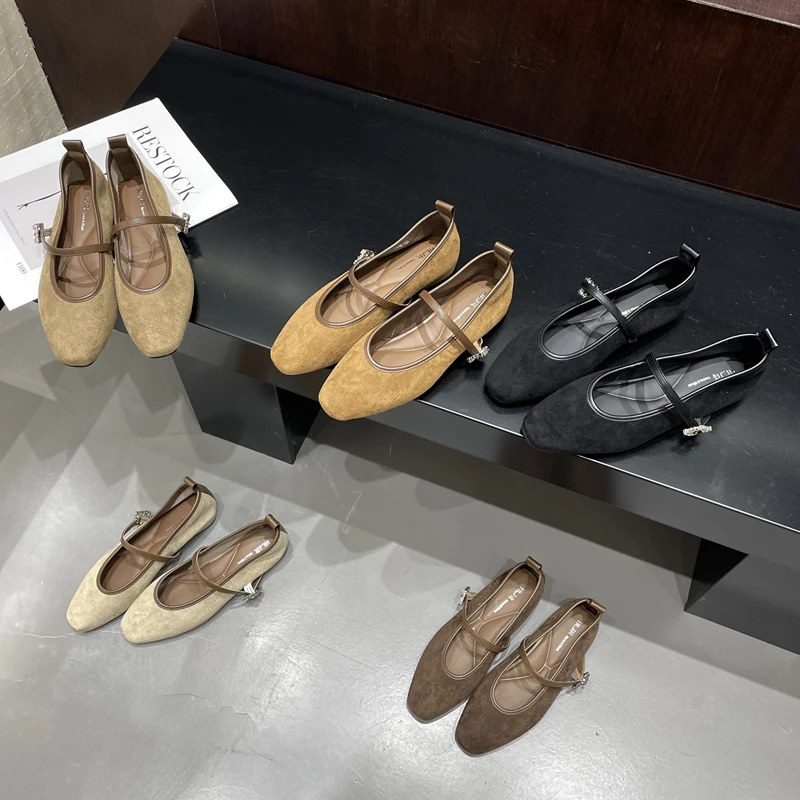SUOJIALUN 2025 Spring New Women Flat Shoes Fashion Round Toe Ladies Elegant Mary Jane Shoes Soft Flat Heel Dress Single Shoes
SUOJIALUN 2025 Spring New Women Flat Shoes Fashion Round Toe Ladies Elegant Mary Jane Shoes Soft Flat Heel Dress Single Shoes