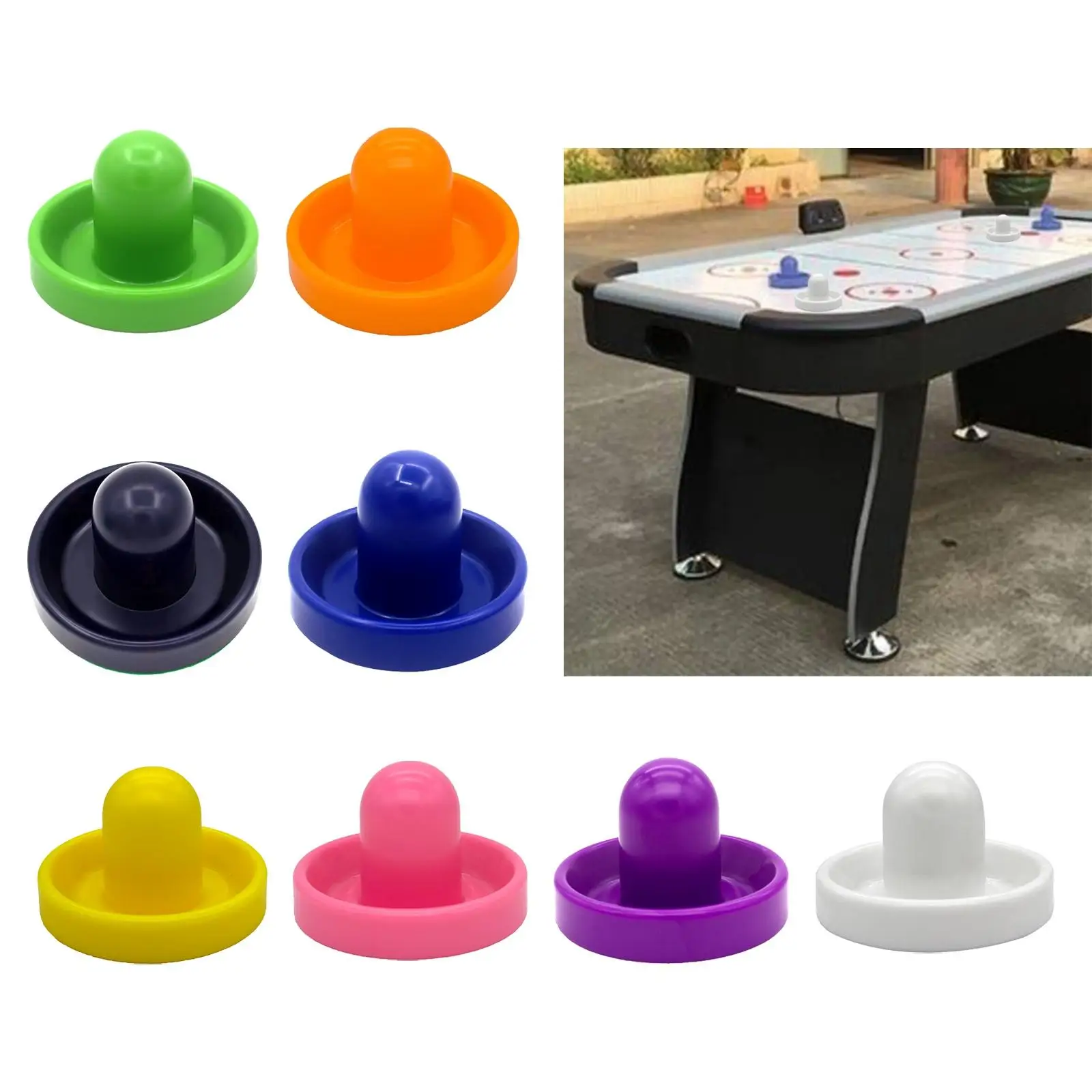 Air Hockey Pushers Large Tabletop ABS Felt Paddles Replacement Accessories for Table Hockey with Large Air
Air Hockey Pushers Large Tabletop ABS Felt Paddles Replacement Accessories for Table Hockey with Large Air