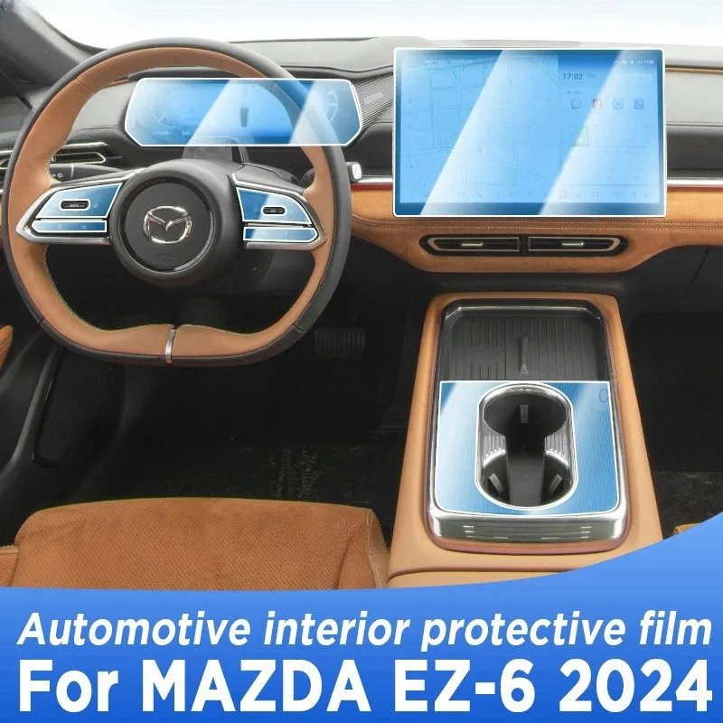 For MAZDA EZ-6 2024 Center Console Gear Panel Screen TPU Car Interior Protective Film Anti-Scratch Repair Sticker
For MAZDA EZ-6 2024 Center Console Gear Panel Screen TPU Car Interior Protective Film Anti-Scratch Repair Sticker