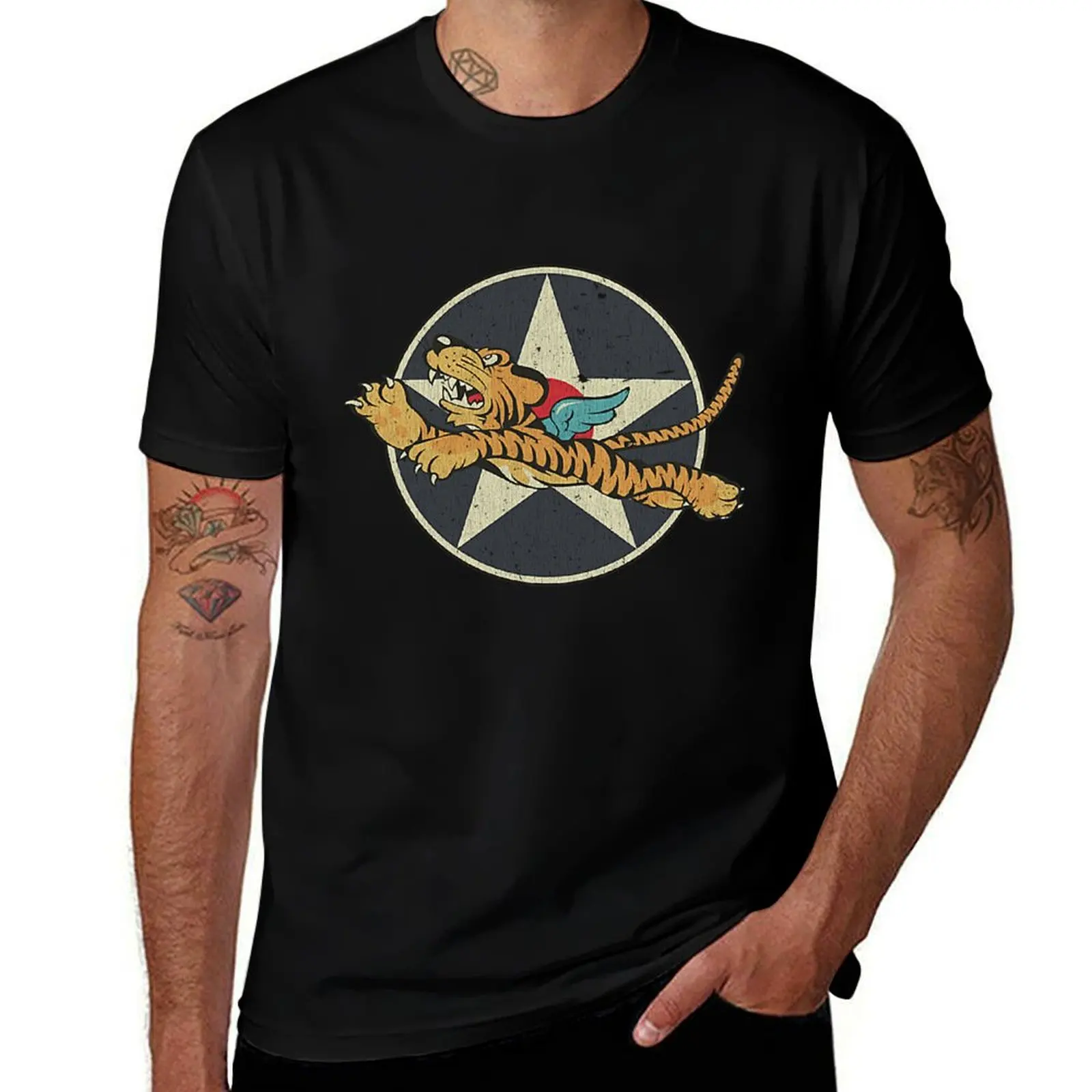 Flying Tigers AVG 1941 T-Shirt Creative Graphic Tee Shirt
Flying Tigers AVG 1941 T-Shirt Creative Graphic Tee Shirt