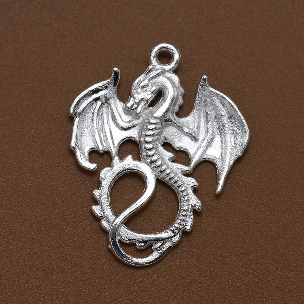 20pcs Flying Dragon Alloy Pendant Charm DIY Jewelry Making Accessories Silver Color Necklace Bracelet Craft Project
20pcs Flying Dragon Alloy Pendant Charm DIY Jewelry Making Accessories Silver Color Necklace Bracelet Craft Project