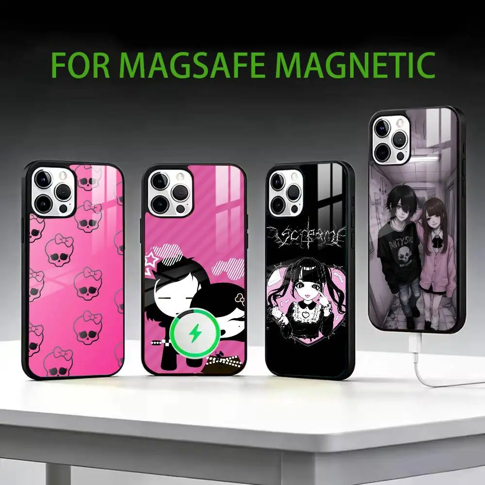 Love Black And Cute Emo Goth Phone Case For iPhone17,16,15,14,13,12,11 Plus,Pro Max Magnetic For Magsafe Wireless Charging
Love Black And Cute Emo Goth Phone Case For iPhone17,16,15,14,13,12,11 Plus,Pro Max Magnetic For Magsafe Wireless Charging