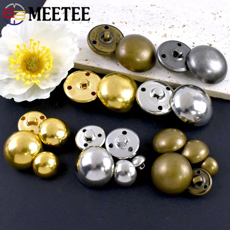 50Pcs 10-28mm Metal Button Sewing Clothes Brass Golden Decorative Buttons Coat Round Mushroom Shank Buckle DIY Craft Accessories
50Pcs 10-28mm Metal Button Sewing Clothes Brass Golden Decorative Buttons Coat Round Mushroom Shank Buckle DIY Craft Accessories