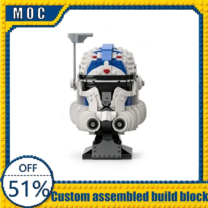 908PCS ARC Trooper Helmet War Series MOC Model Building Blocks Assembly Toy Technology Educational Learning Birthday Gift Adults
908PCS ARC Trooper Helmet War Series MOC Model Building Blocks Assembly Toy Technology Educational Learning Birthday Gift Adults