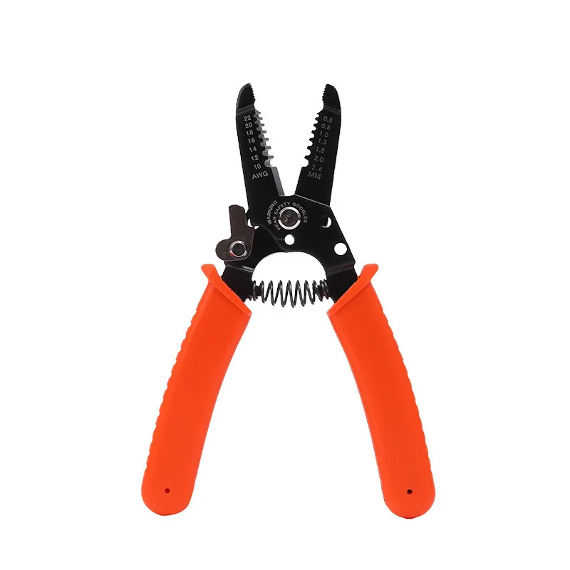 6 Inch Wire Stripper Crimper Pliers Multi-function Electric Cable Stripping Tool for AWG 10-22 Wire Cutting Crimping
6 Inch Wire Stripper Crimper Pliers Multi-function Electric Cable Stripping Tool for AWG 10-22 Wire Cutting Crimping