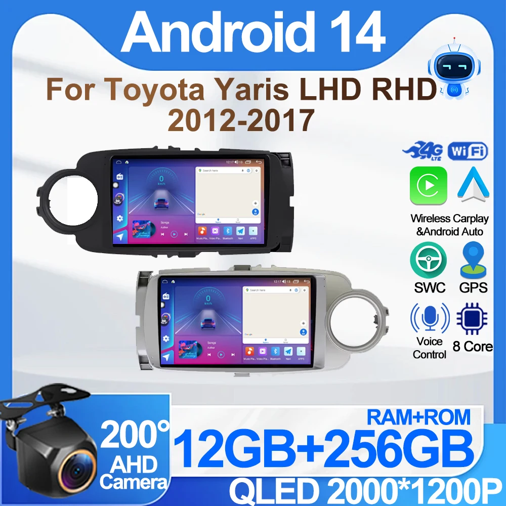 Android 14 для Toyota Yaris LHD RHD 2012-2017 Carplay авторадио мультимедийный радиоплеер стерео автомобильный сенсорный экран Wi-Fi BT
Android 14 для Toyota Yaris LHD RHD 2012-2017 Carplay авторадио мультимедийный радиоплеер стерео автомобильный сенсорный экран Wi-Fi BT
